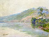 The Seine at Port-Villes Clear Weather by Claude Monet